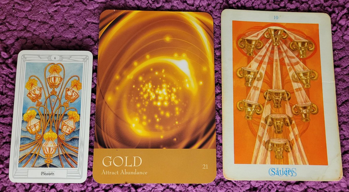EmpressStrong25's tweet image. #18March2024: #Ardra♊️ #6ofCups🏆 #10ofCups🏆 We're coming into #Moon🌔 Day having enjoyed the simple pleasures in life fuelled by the happier end of nostalgia. Now, we're charged with finding ways to use what we've learned to manifest further abundance in our lives and improve