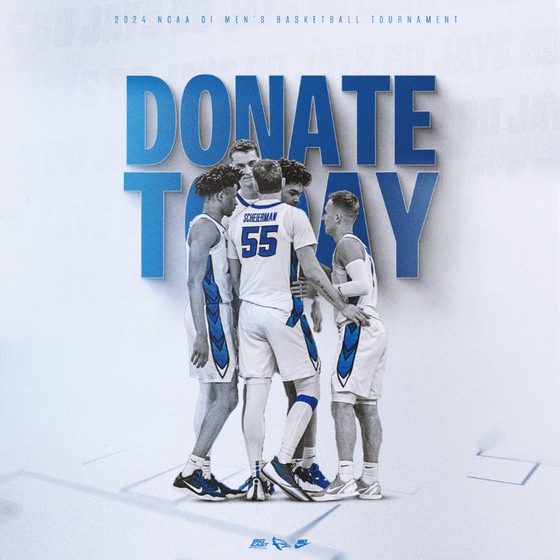BluejayMBB's tweet photo. As the Bluejays head to the NCAA Tournament as a #3 seed, consider supporting the Bird Club, which provides Creighton Men’s Basketball student athletes the opportunities to benefit off their Name, Image, and Likeness.

Click the link below to give $33, $333 or $3,333.

#GoJays