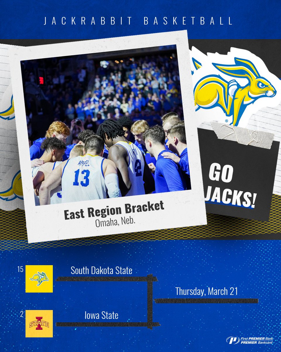 Got a matchup with the Cyclones!

#MarchMadness x #GoJacks 🐰