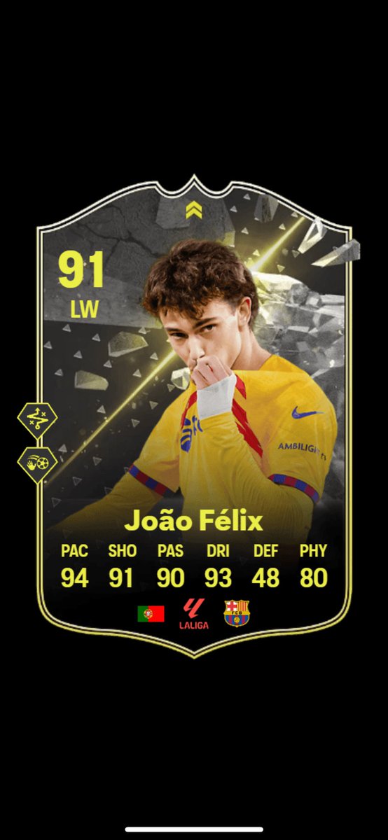 kayssfifa_'s tweet photo. Joâo Félix qui prend son +2
#fifa #fc24 #joaofelix #barca #match https://t.co/BhafyAAP0P