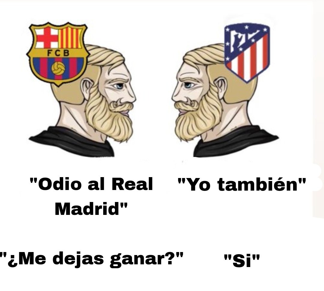 RM_SOCIO's tweet photo. Son adorables.

#AtletiBarça #LALIGAEASPORTS https://t.co/pgbPNgCtSt