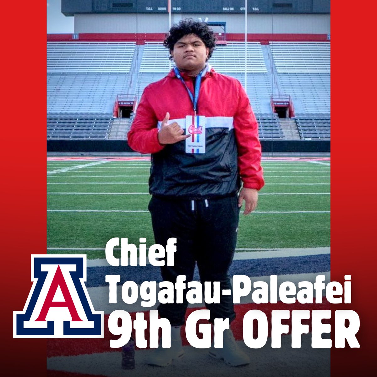 DUiagalelei's tweet photo. Huge 1st OFFER for one of our THE•FRONT athletes while on our T•F  COLLEGE TOURS @ChiefRayzeke1 , want to thank the legend himself @CoachAkina for bestowing such a huge OFFER on a young athlete like Chief. 

You’ve earned this OFFER Chief, all the decisions you’ve made with your parents to get you to this point in your recruiting process, is why this was ALL possible. 

Coach Iona 909-992-2228 
Text for training session 

#FamilyIsEverything | #GodsPlan