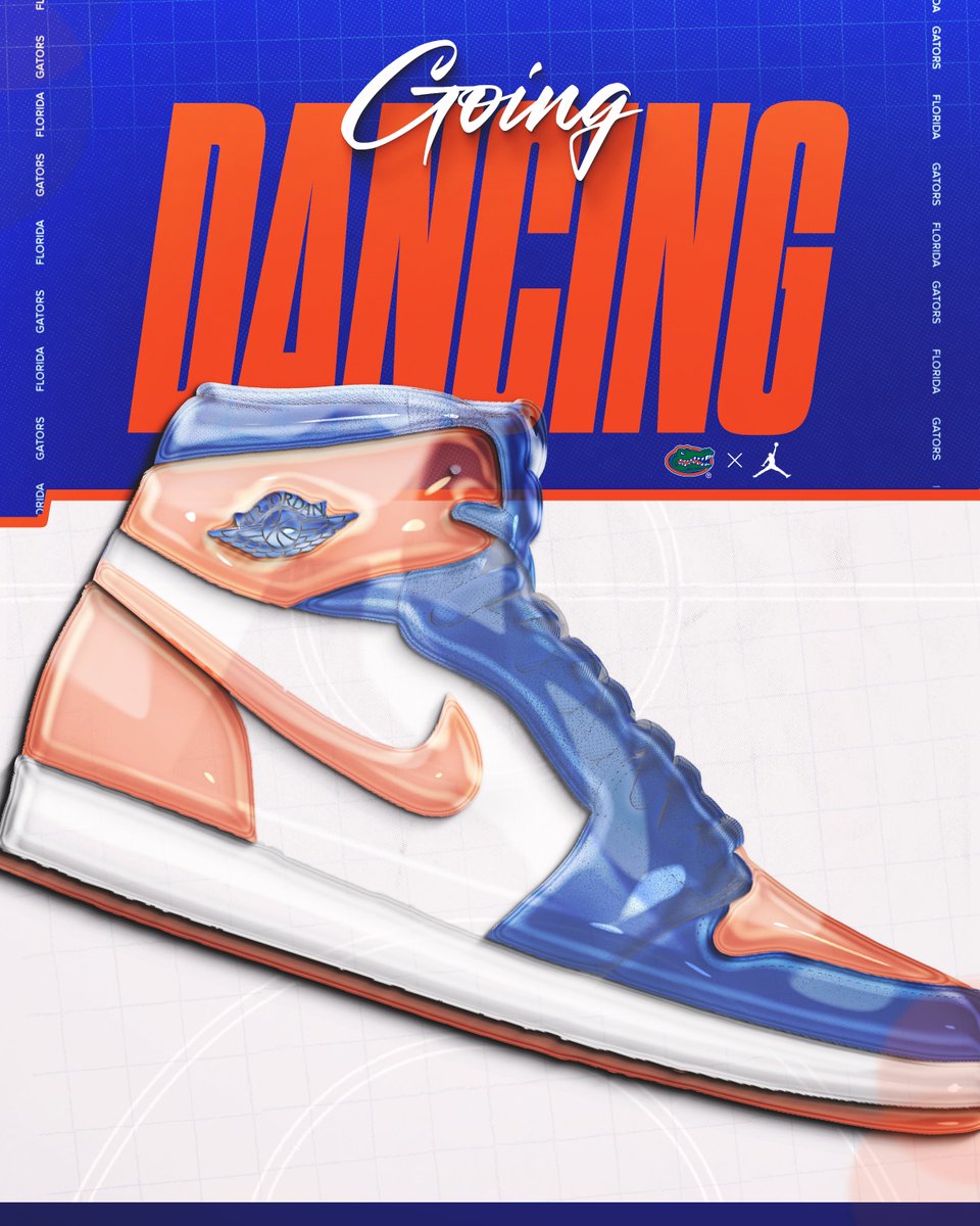 GatorsMBK's tweet image. We're going to March Madness and we're bringing... our dancing shoes 🪩