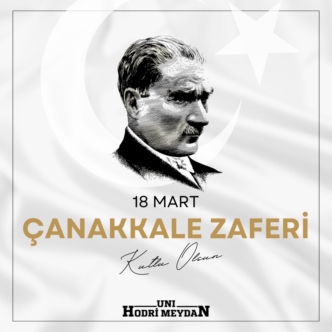 🇹🇷 18 Mart Çanakkale Zaferi’nin 109. yılında başta Ulu Önderimiz Mustafa Kemal Atatürk olmak üzere tüm şehitlerimizi ve gazilerimizi saygıyla, minnetle ve rahmetle anıyoruz.

#18MartÇanakkaleZaferi #UNIHM