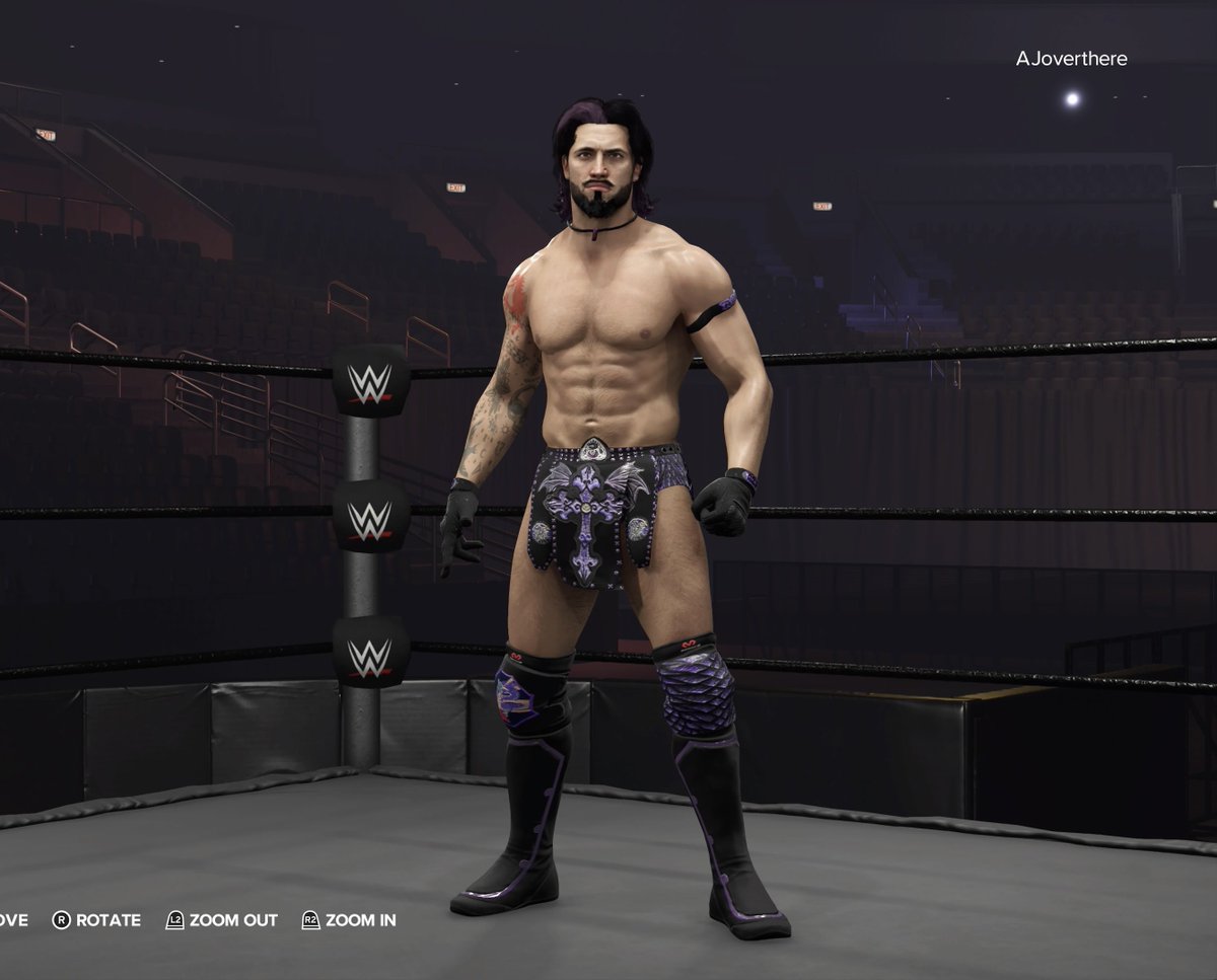 A2JWWE2k's tweet photo. A2J coming along nicely gang 😁 #WWE2K24 #AWF #A2J https://t.co/sbfJ9XBhPa