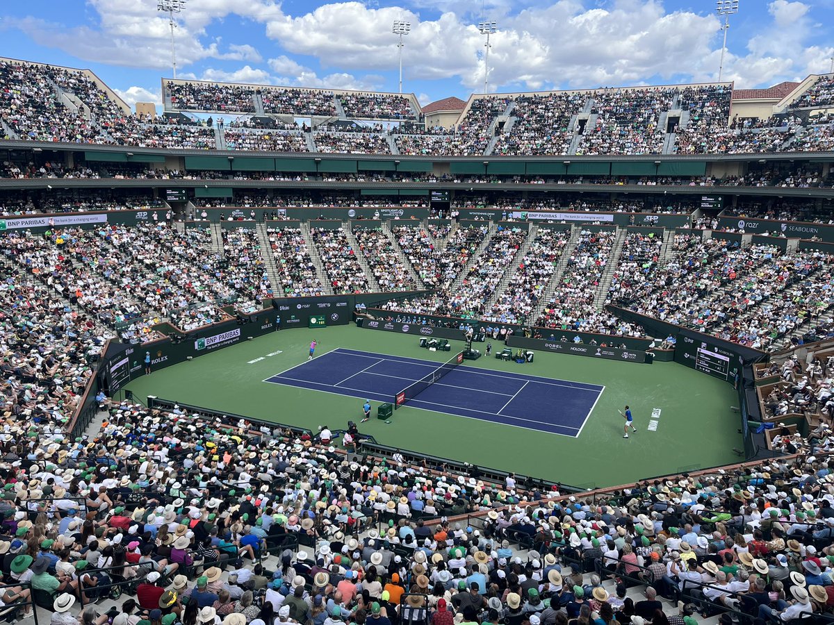 BlakeArthur24's tweet photo. Beautiful day for Championship Sunday in Indian Wells. ๐พ๐๏ธ๐ https://t.co/f7shuoUbdS