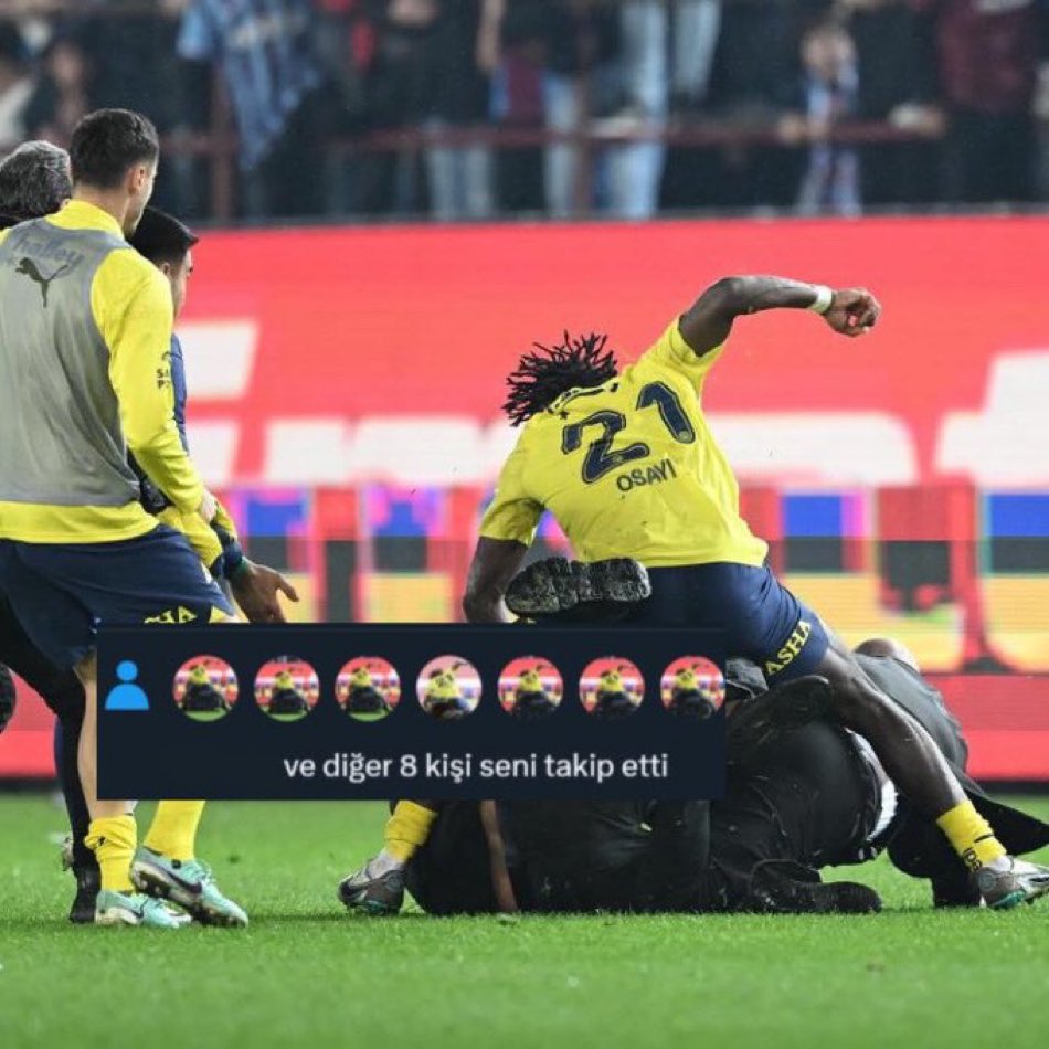 Osayi Samuel PP’li tüm Fenerbahçe’li kardeşlerim bu post altına “Osayi” yazıp takipleşsin!

Takip eden herkese geri dönüş yapacağım. Takip engelim kalınca alayınıza döneceğim 

#GoForVictory 💛💙💪🏽