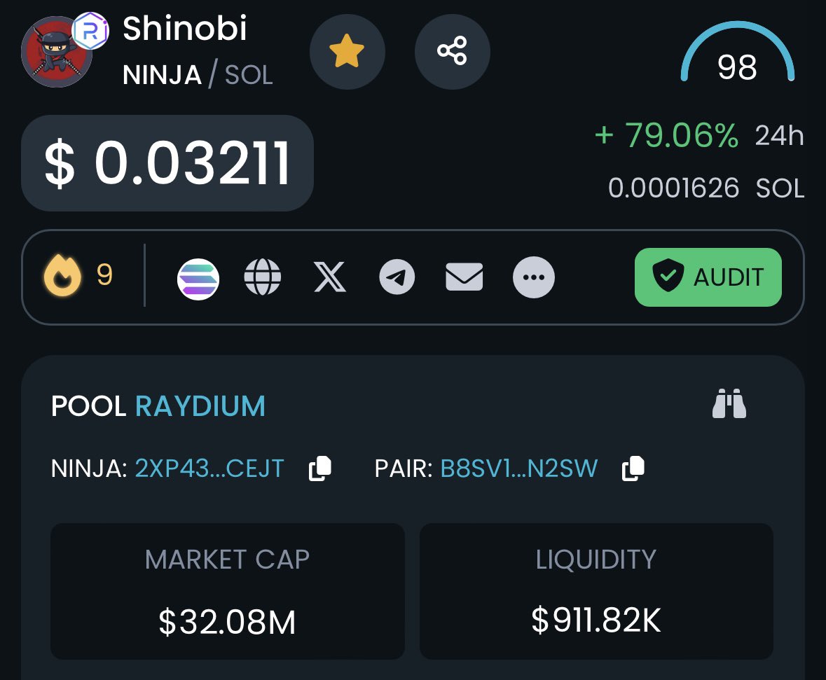 stekisteks's tweet photo. BATTLING UP/DOWN CONSOLIDATING FOR WEEKS, MANY THOUGHT WE WERE DONE……

DID YOU NOT KNOW THAT DARKNESS GIVES US NINJAS MORE POWER?!

TRADE IN STEALTH 🥷🏻 $NINJA

THE COUNTDOWN HAS BEGUN! 😏@ShinobiNINJA01 

2xP43MawHfU7pwPUmvkc6AUWg4GX8xPQLTGMkSZfCEJT https://t.co/Di7MJYVhmt