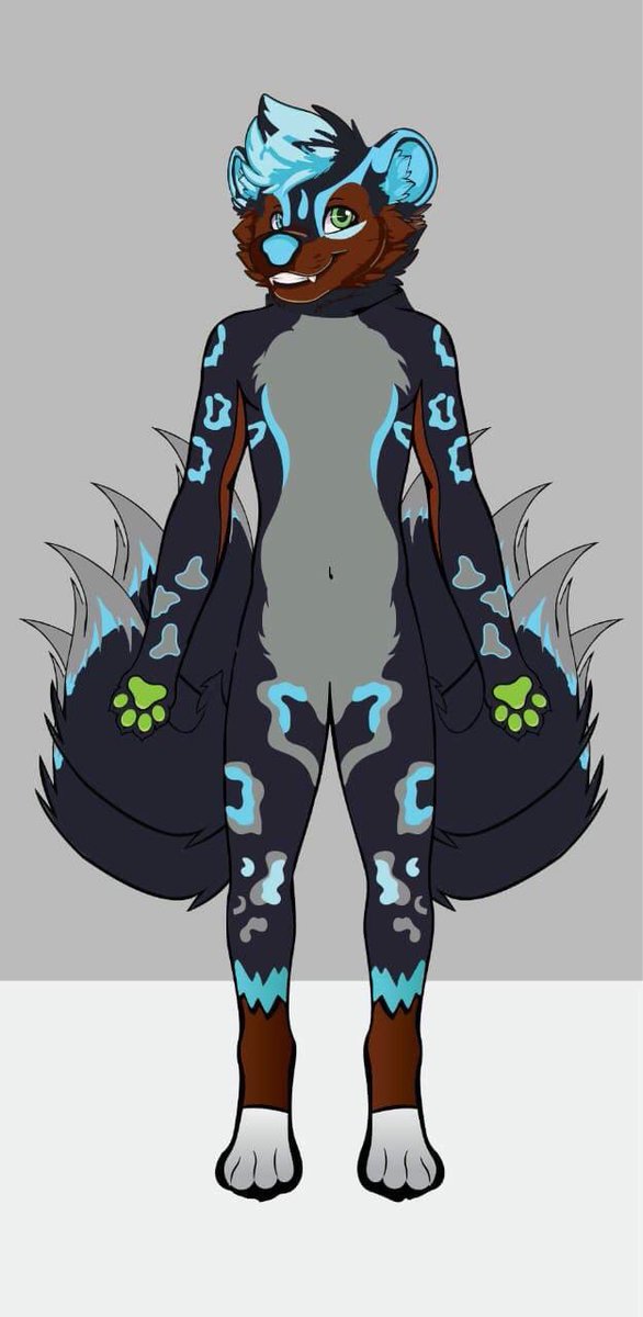 Anyone looking for 3d model + rigging DM me for commission #furry #wolf #nsfwtw #anime #manga #Vtubers #streamers