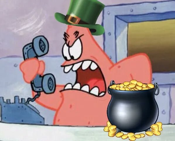 pat_wif_hat's tweet photo. @ApeCryptos This is $PATRICK! 😡 🍀 https://t.co/lKZ3fPbThE