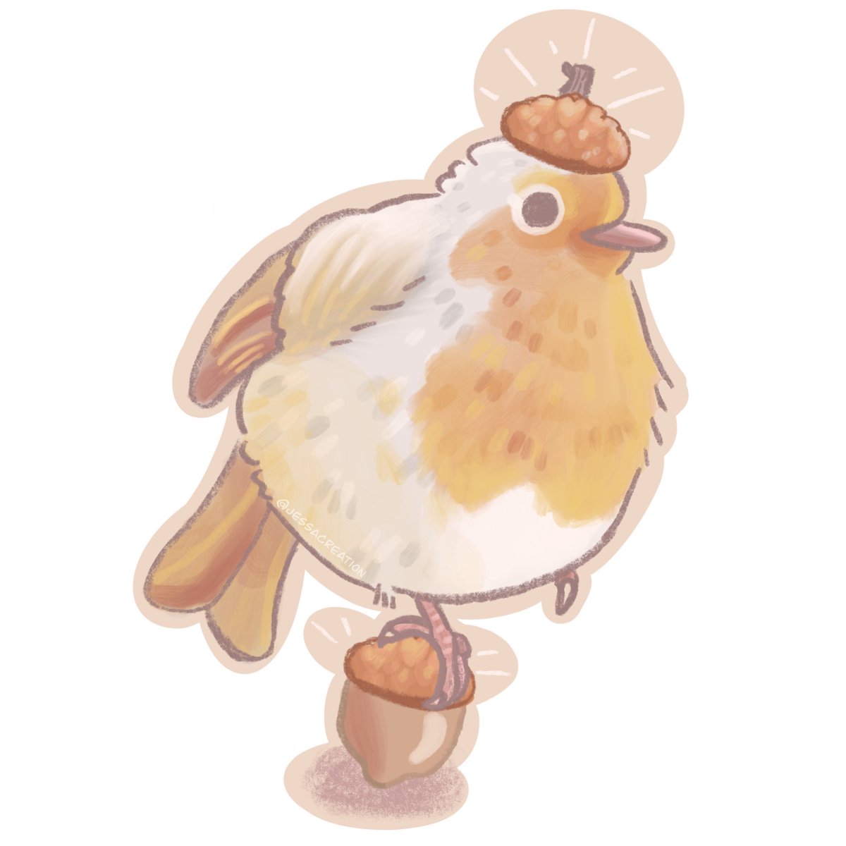 Septembird sticker design #2! This absolute unit of a robin was one of the most popular choices that y’all wanted made into a sticker, and I’m here to deliver 👀
#stickershop #birds