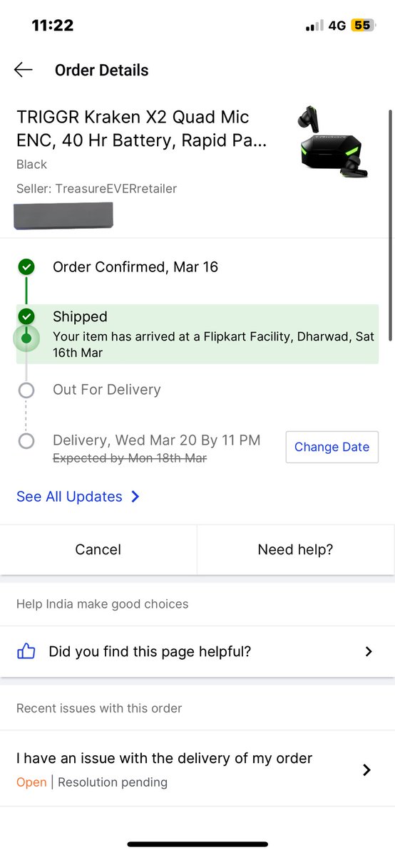 UndhadUday's tweet photo. @Flipkart @flipkartsupport can you tell what heppen my order delayed if you can’t deliver at moment then why you giving offers you are giving  intimation at last day can you tell me something because now I want cancel my order because this reason 
It’s new trick to make fool https://t.co/hLD1EQglb4