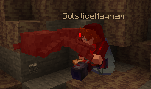 SolsticeMayhem's tweet photo. New video coming out later than usual today, but only because it's a big one! Get ready for a well-anticipated comeback on the channel!

(It's not the spider, the spider is an intruder, and quite a mean one too.) https://t.co/y8FXwtLKLn