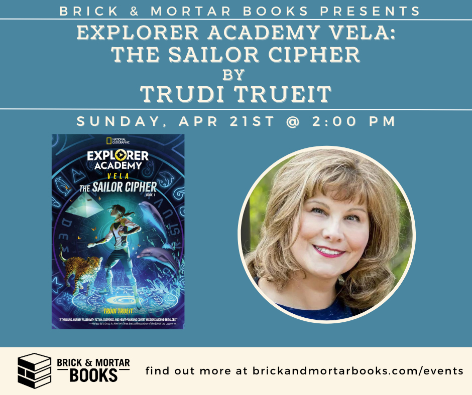 You're invited to a book launch party for the new EXPLORER ACADEMY series! Come help us celebrate on April 21st, 2 - 3 pm at Brick & Mortar Books in Redmond, WA. More info and to save your spot: brickandmortarbooks.com/events/34550