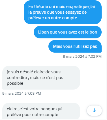 ClaireAllali's tweet photo. @REDbySFR Bonjour Marc, le service dédié m'a effectivement contacté, ils ont bien confirmé l'erreur de leur côté, et m'ont remboursé les frais associés. Je vous joins quand même quelques extraits de mes échanges avec mes 2 premiers interlocuteurs du service client... https://t.co/fAmyy6Cofs