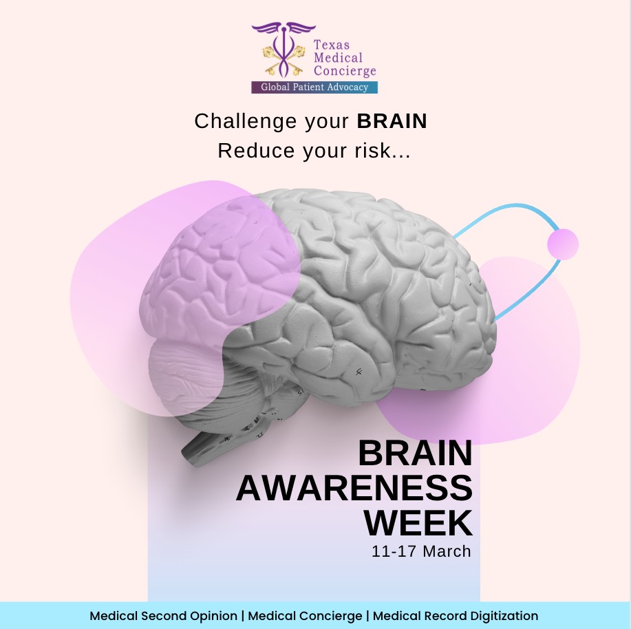 ConciergeTexas's tweet photo. Empower your mind this Brain Awareness Week! 🧠 Let's raise awareness about the importance of mental health and brain health. Together, we can break the stigma and promote wellbeing. #BrainAwarenessWeek #MentalHealthMatters https://t.co/fP1aKDiFs7