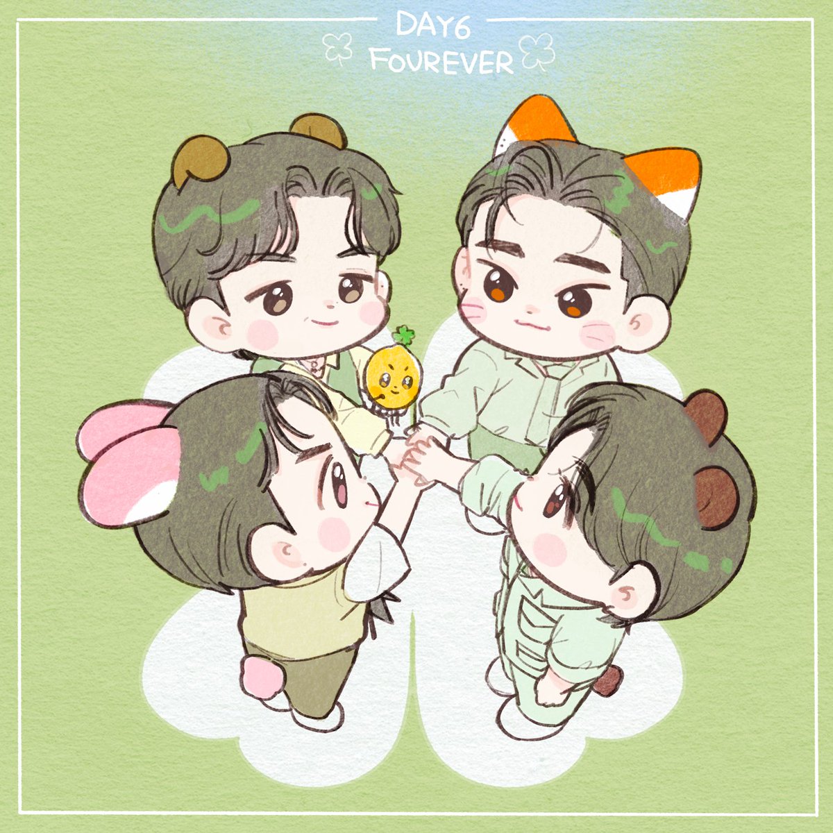 🐻🦊🐰🐶🍀

#DAY6_새로운여정_Fourever
#DAY6 #데이식스
#Welcome_to_the_Show