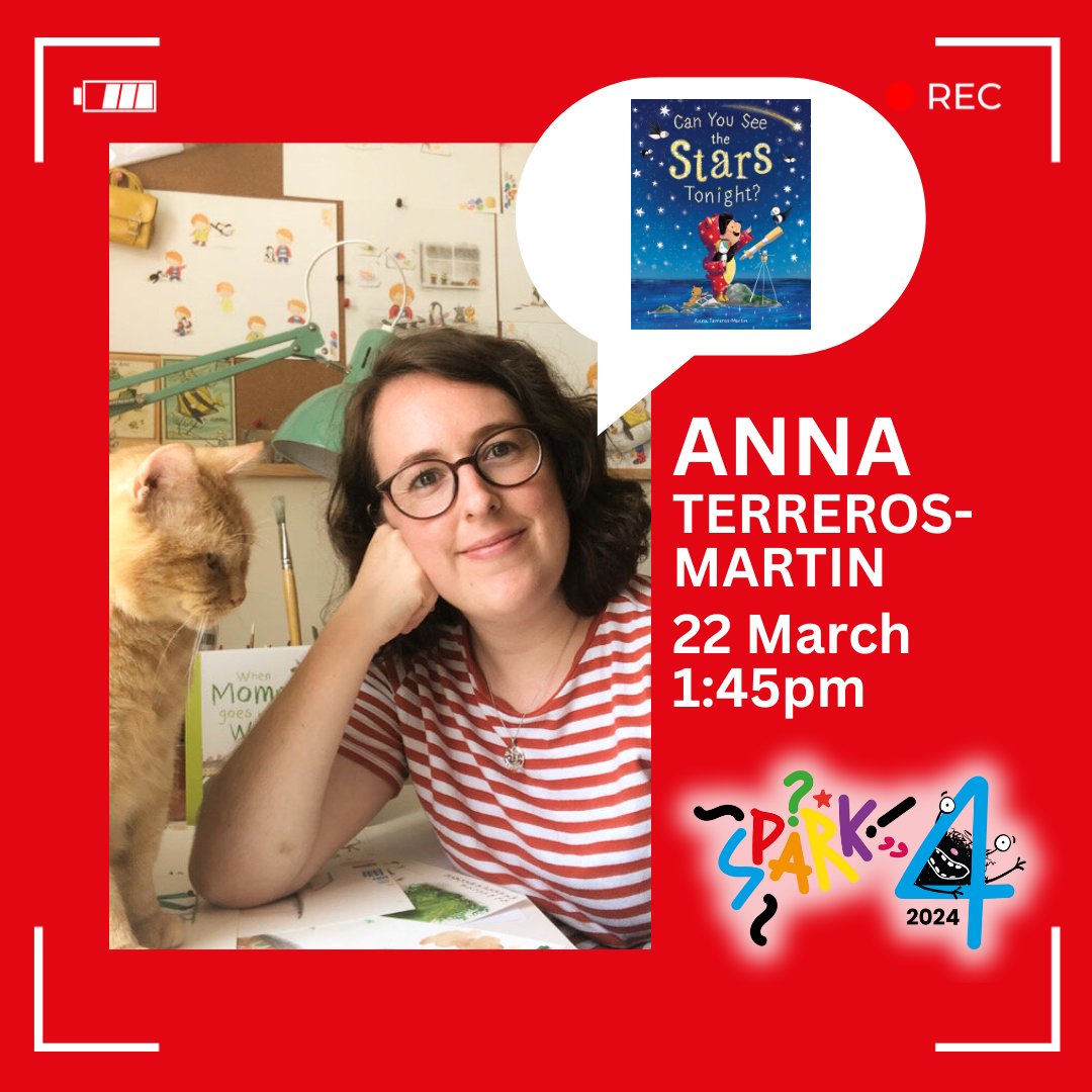 Who's coming to meet @annaterrerosmartin on Friday at 1:45pm? We can't wait to hear about 'Can you see the stars tonight?' shortlisted in our picture fiction for early readers category. There's still time to submit a question - see our email update for details. @DFB_storyhouse