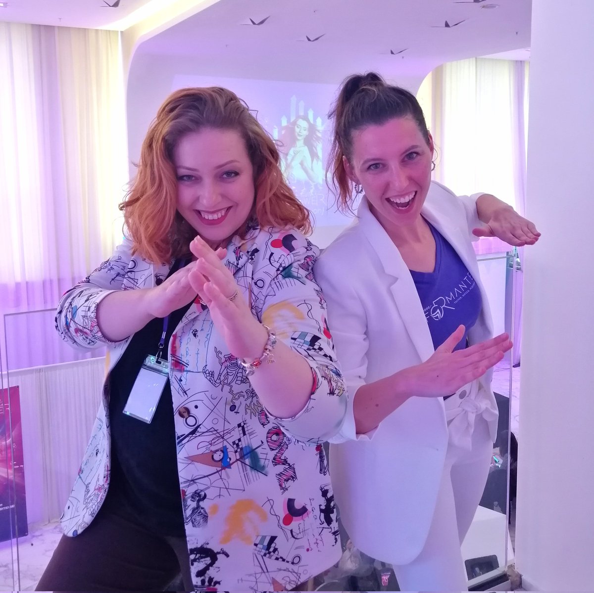 NadegeDK's tweet photo. Merci aux "Ninjas" 🥷 d'Estheticiennes Performantes pour leur invitation à présenter la CNAIB-SPA sur leur événement "Esthepower 2024".
#goodvibes et #positiveattitude au RDV en ce dimanche ! https://t.co/9gnlYR8sSs