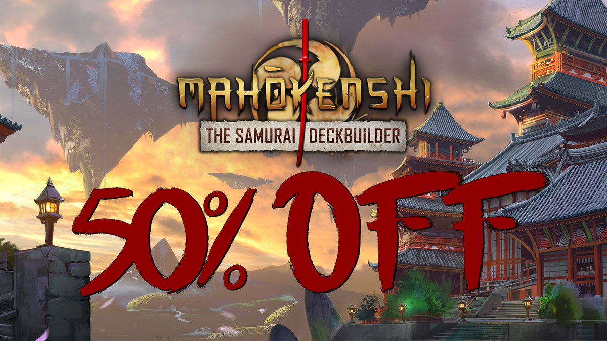 DavidCicurel's tweet photo. @mahokenshi (the hexgrid deckbuilding I created) is currently having a huge Steam Sales.
It's time to grab the game if you haven't already.
https://t.co/eyiOWvuosx https://t.co/EQ1nYXJ4s6