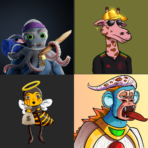 QFamilyCrypto's tweet photo. What is your biggest #NFT rug? I unfortunately have had multiple and am just curious. Below are just 4. Two of them I worked many hours promoting, only to have them just leave the community high and dry.
Kraken
New Giraffe Social Club
The Bee Collab (Jay)
Godz Apes 
#NFTRug https://t.co/Jw8hsiTTlR