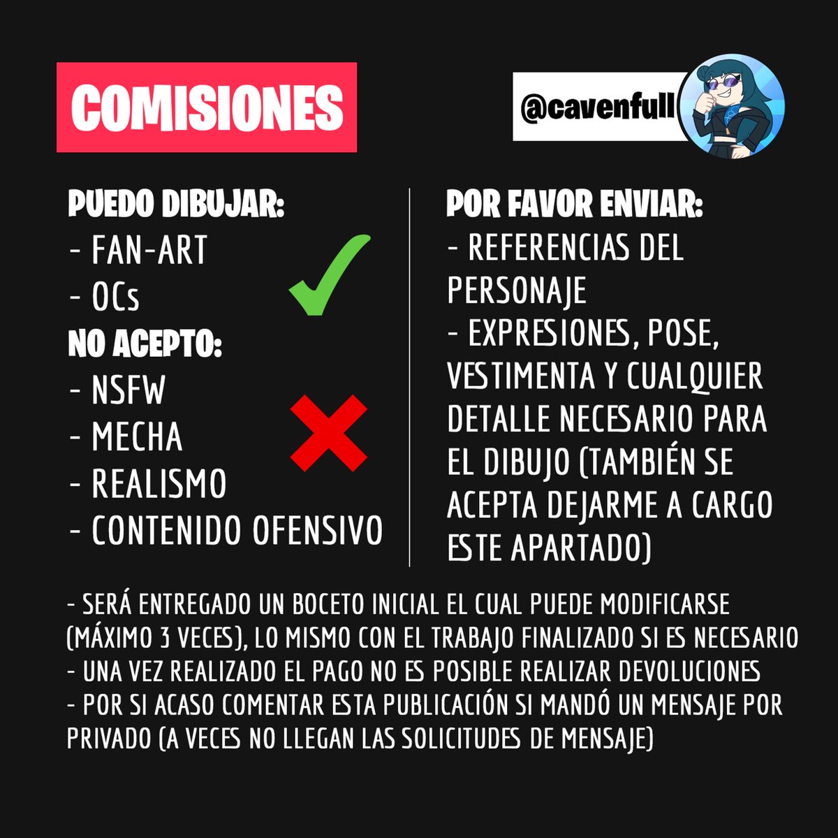 Cavenfull | COMMISSIONS OPEN tweet media
