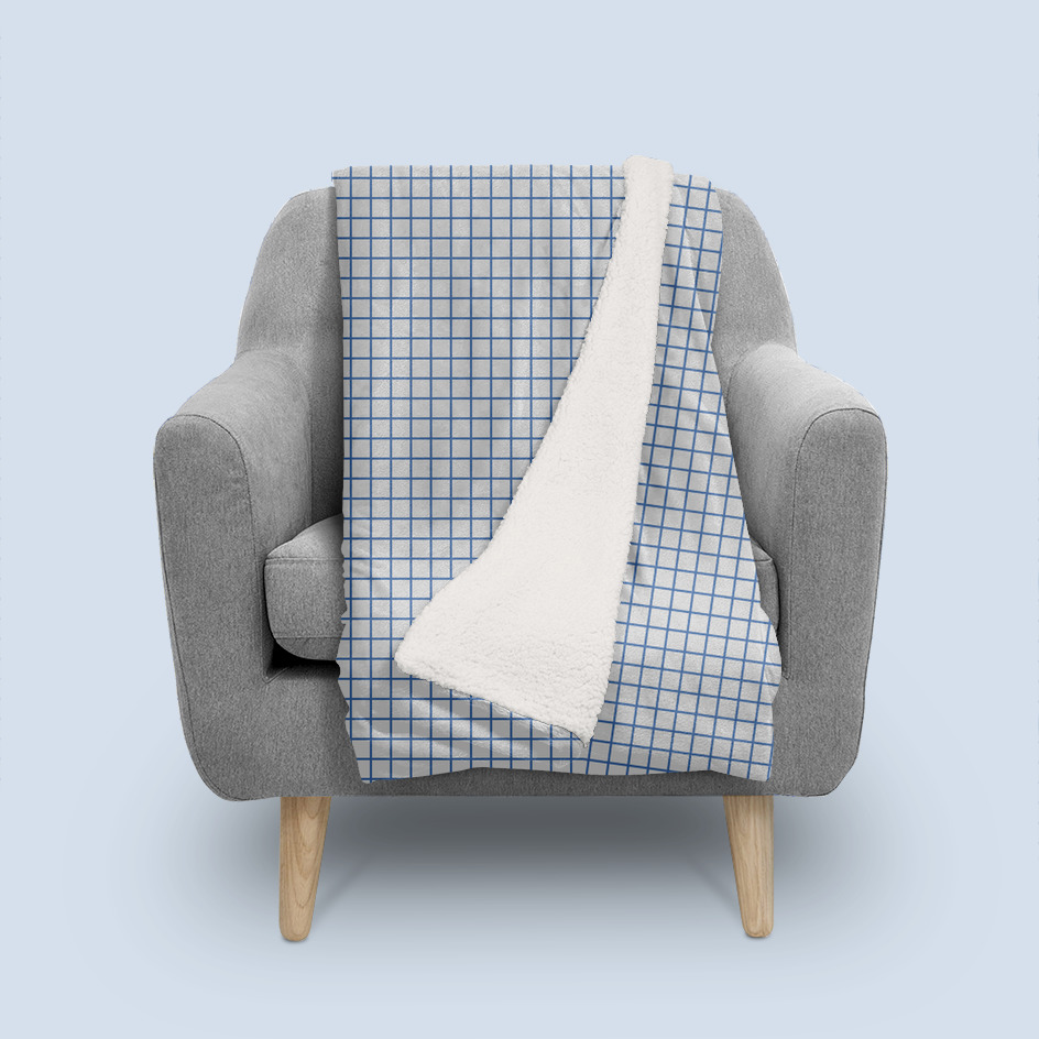 Enjoy 10% OFF YOUR FIRST ORDER! This warm and soft @curioos blanket made from thick 100% polyester fleece becomes your go-to blanket for coziness. Ft. Blue grid pattern by ARTbyJWP curioos.com/product/throw-… #blankets #curioos #giftideas #bedding #Sales