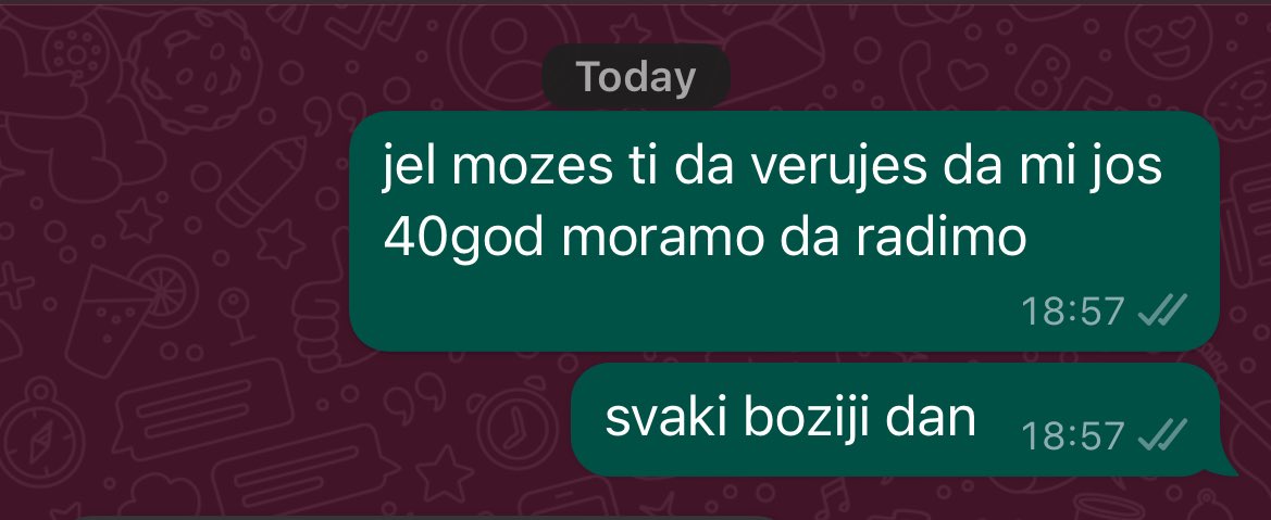 nedelja vece