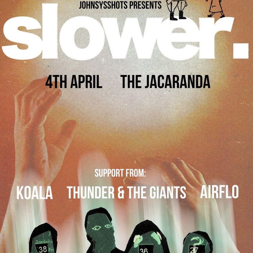 Excited to say we will be heading to Liverpool for the first time on 4th April supporting Slower alongside Koala and Thunder and the Giants 🚀 Big love to @JohnsysShots for having us on - ticket link here 🎟️ skiddle.com/whats-on/Liver… AIRFLO