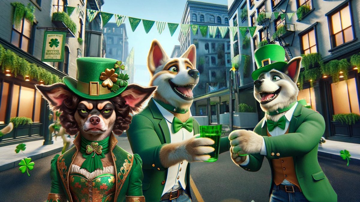 #KarenDoge wishes you all the luck on St. Patrick's Day 🍀🍀🍀 (She doesn't really mean that, she likes to keep all the luck to herself really)

$KDOGE
#StPatricksDay
#LuckOTheIrish