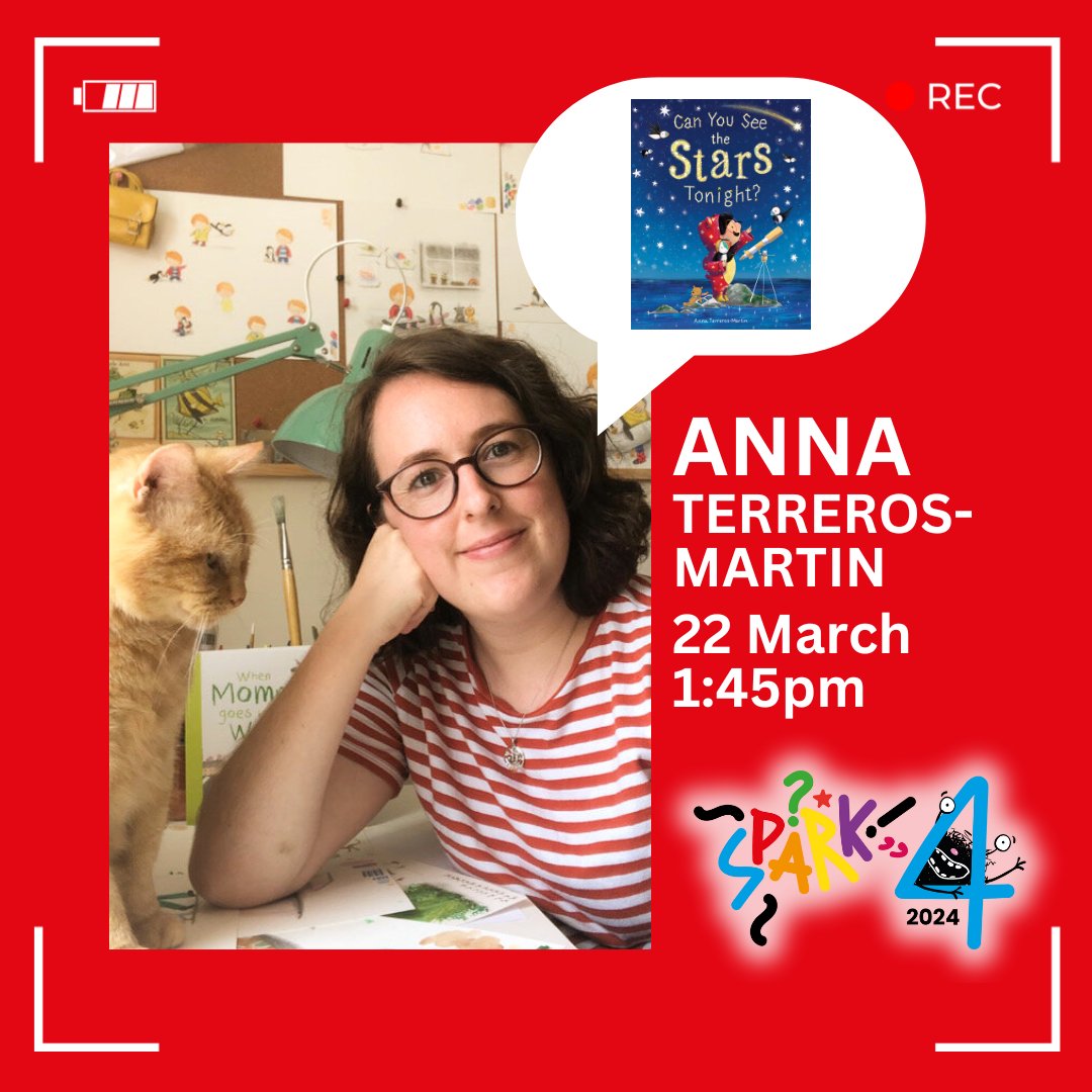 It's today! See you at 1:45pm to meet @anna_terreros Looking forward to hearing your pupils' questions! @DFB_storyhouse