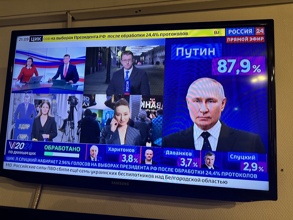 I would not say these early election results are a shock #Russia