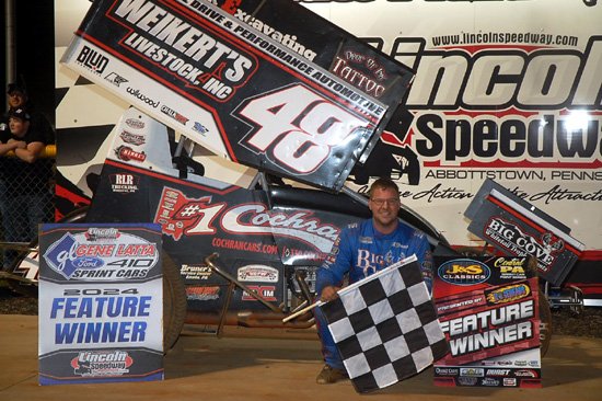 Congratulations to @dannydietrich on the win @lincolnspeedway last night!!! #EnglerPOWER #OttRacingEngines
