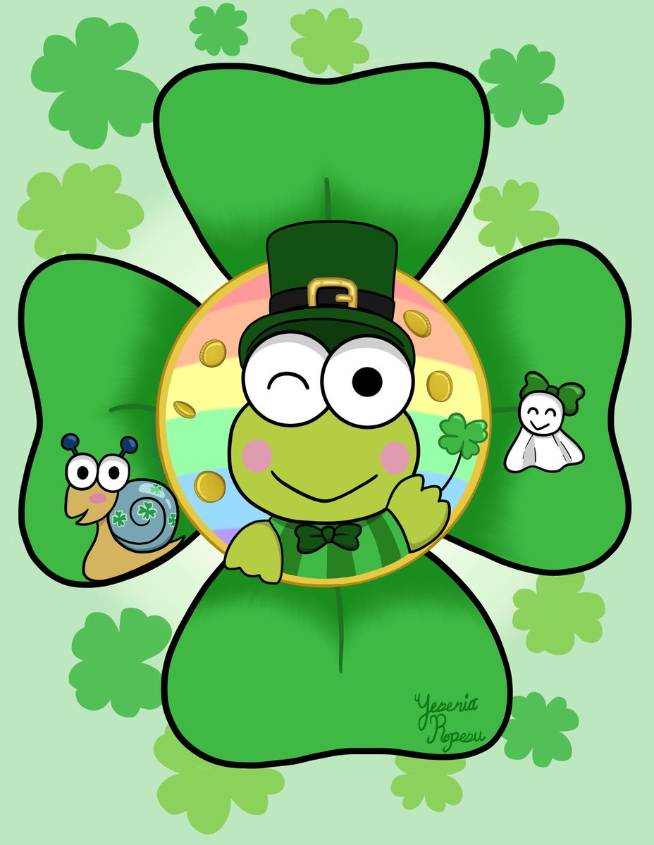 Happy St. Patrick’s Day ☘️🌈
Hello everyone, here’s a drawing of Keroppi and friends to celebrate the day.
I hope you’ll like it and stay safe.😄💚☘️🌈
:
#drawing #fanart #sanrio #keroppi #keroppifanart #StPatricksDaydrawing #StPatricksDay