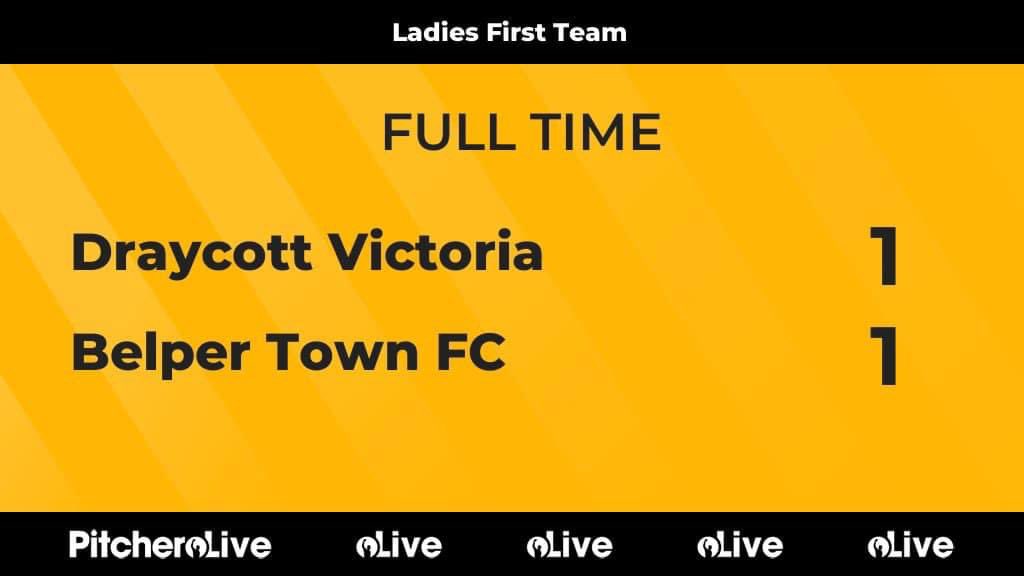 BelperTownLFC's tweet photo. ABANDONED: Draycott Victoria 1 - 1 Belper Town FC

With the scores level at half time, the ref has deemed the pitch unsafe to carry on.

💛🖤 https://t.co/W0rvNrivyd