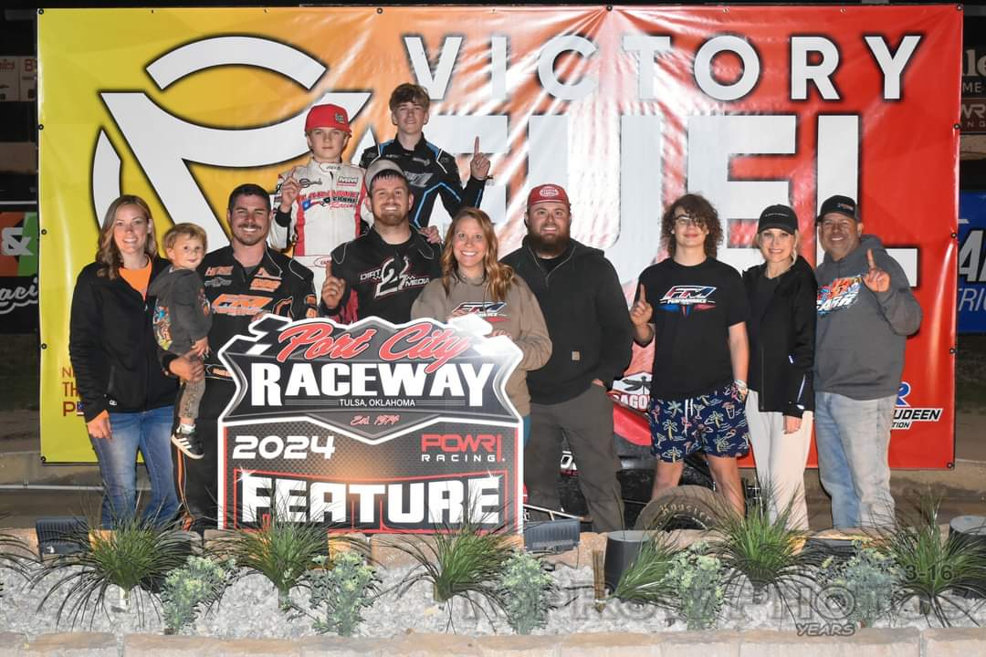 Congratulations to @81racing @FrankFludRacing on the A-class & Non-wing Outlaw win last night @PortCity_Racing!!! #EnglerPOWER