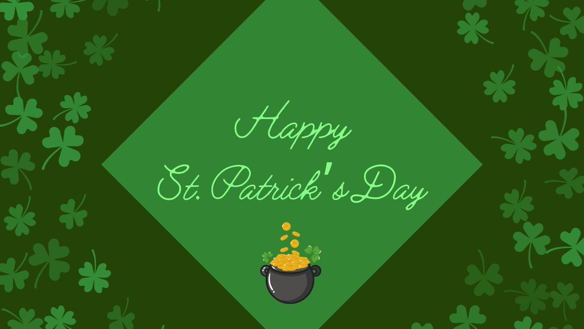 Wishing everyone lots of luck today. Happy St. Patrick’s Day! ☘️ 🌈