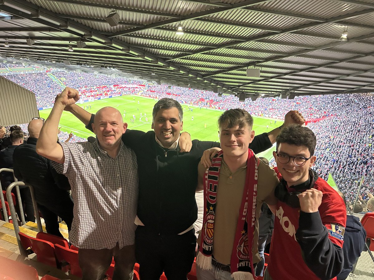 faisalislam's tweet photo. Best game I’ve ever seen…

Superb Rashford.
Mainoo… and a new star in Amad, who was ALWAYS gonna score the winner…

Que Sera Sera https://t.co/cQugA1Y6jH
