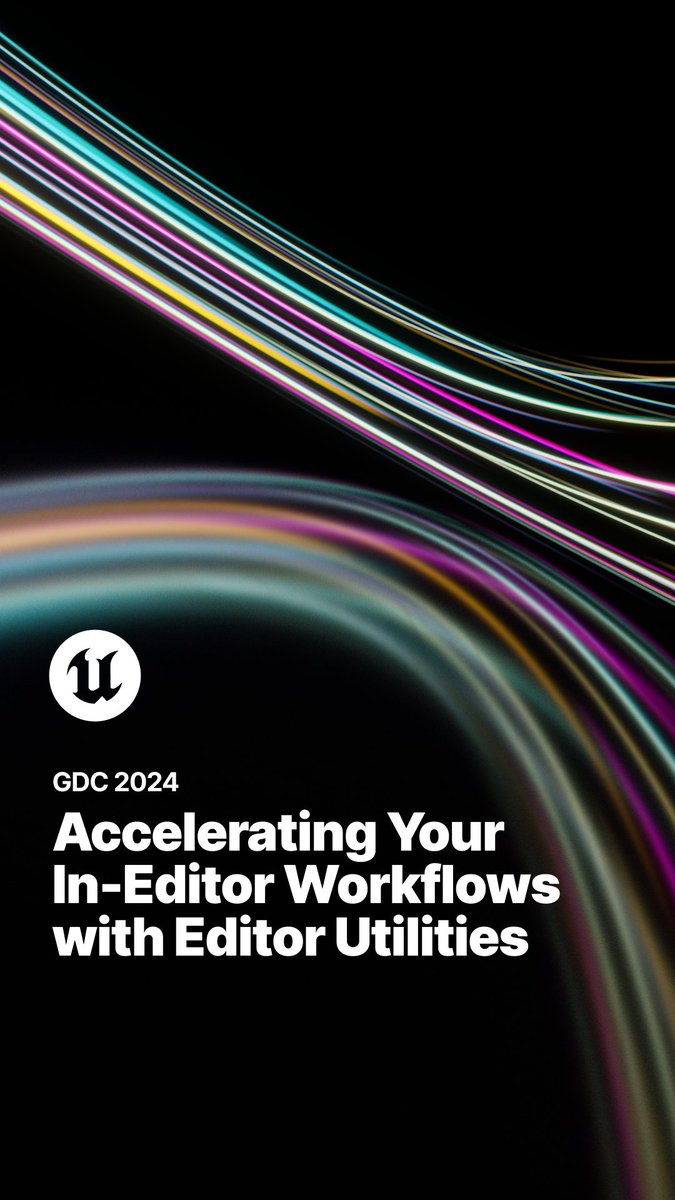 On my way to #GDC24. If you’re headed to GDC this year too, come see my talk, Accelerating Your In-Editor Workflows with Editor Utilities, at the Unreal Engine Learning Theater at our booth, S527, in Moscone South.