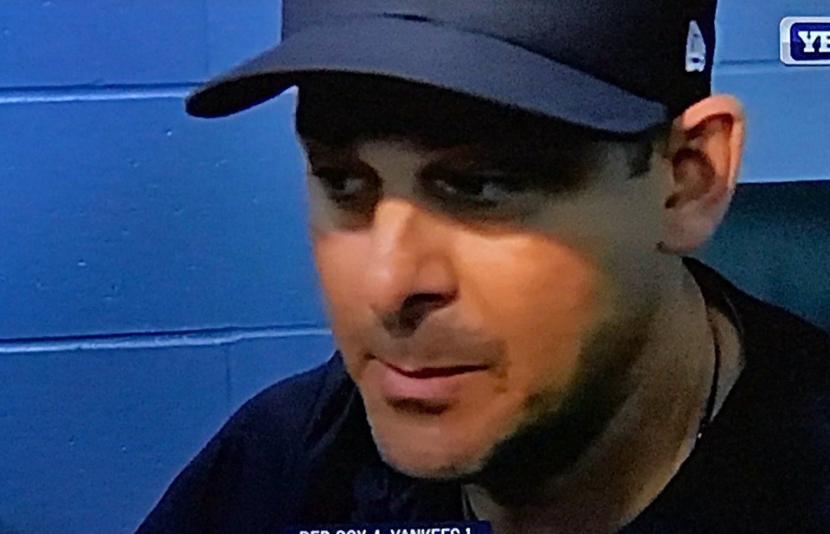 SurvivingGrady's tweet photo. I don’t care if it’s spring training. I don’t care if it’s wiffleball. I don’t care if it’s a backyard game of cornhole during a cookout at Mariano Rivera’s. Watching the Red Sox step all over Aaron Boone and his Yankees will never not fill me with happiness. Sláinte! https://t.co/NwzaP12Zws