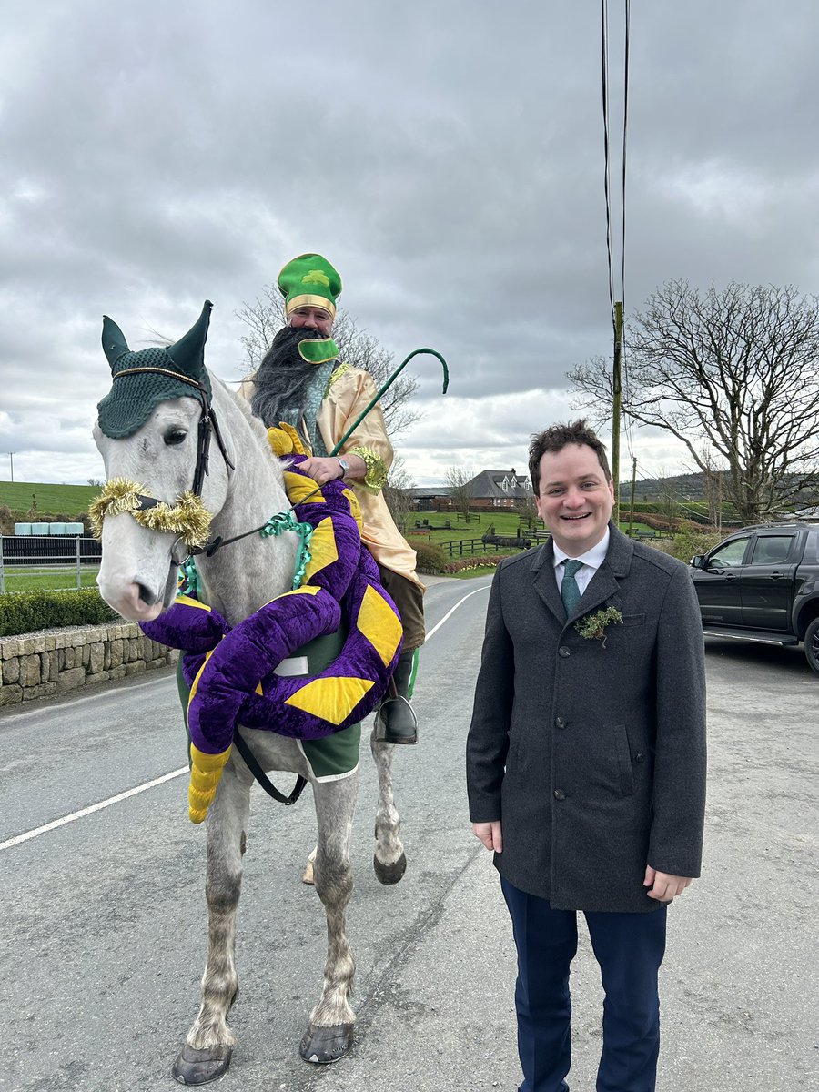 Honored to have been asked to be Grand Marshal at this year’s Kiltealy St Patrick’s Day parade. Well done to the parades St Patrick, all the organisers and volunteers who took part in a fantastic event.