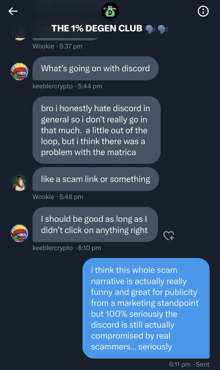 solripz's tweet image. this is actually so fucking funny i’m seriously dying rn 😭😭💀

stay safe degens 😭