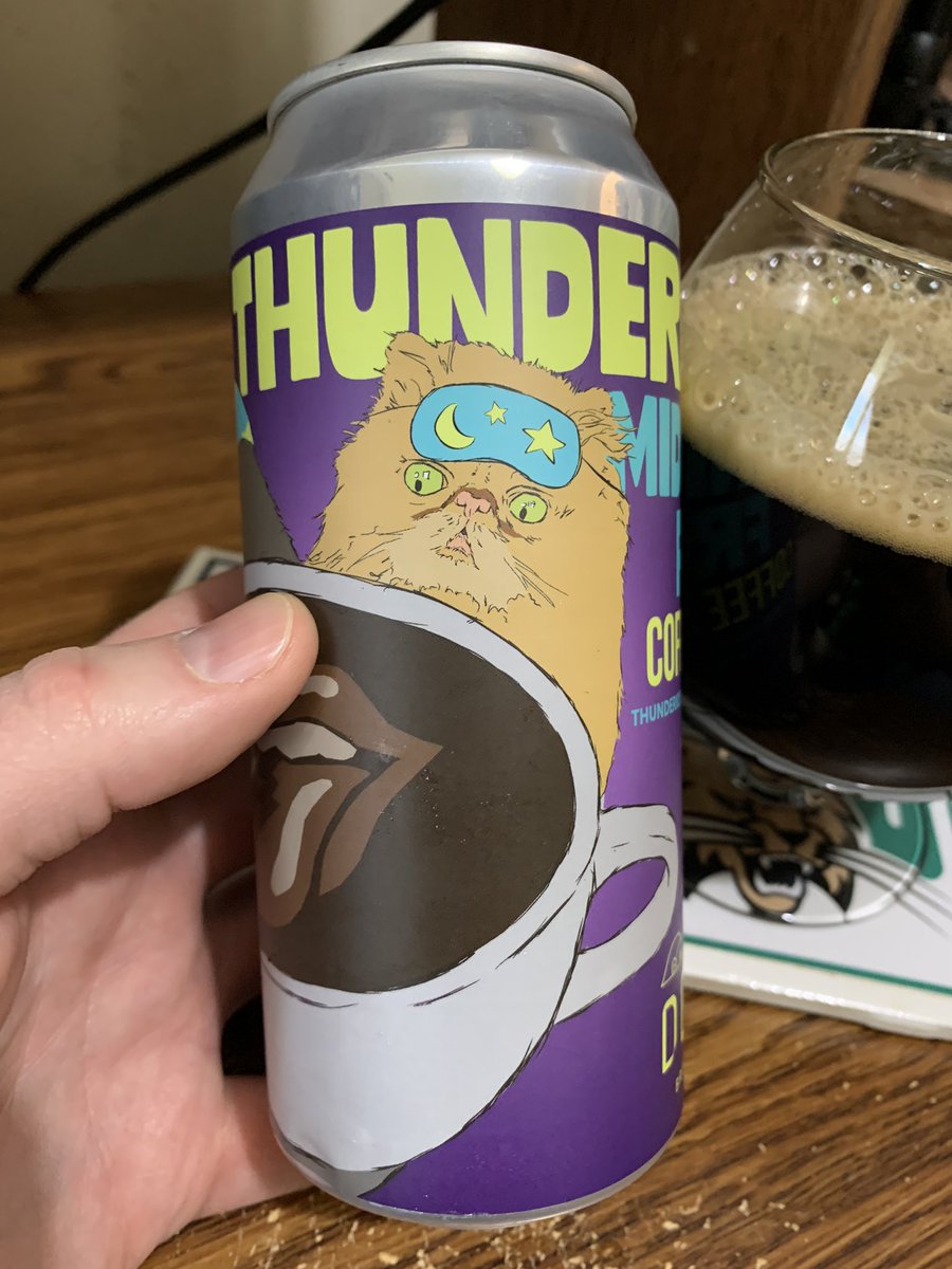 RealBMaxwell's tweet photo. Continuing my #StPatricksDay brews with #DeriveBrewing @tkisscoffee Midnight Froth โ๏ธ Stout ๐๐๐บ #stoutsunday #craftbeer #drinklocal @BayBeerReviews @ManvsAle @beerhunter74 @ASFreed @BeerSnobSean @WaltonTiger @AndyKenny27 @DKenni @Senor_Greezy @Just4BeerLovers @RJellyman https://t.co/N21i8PIXYX