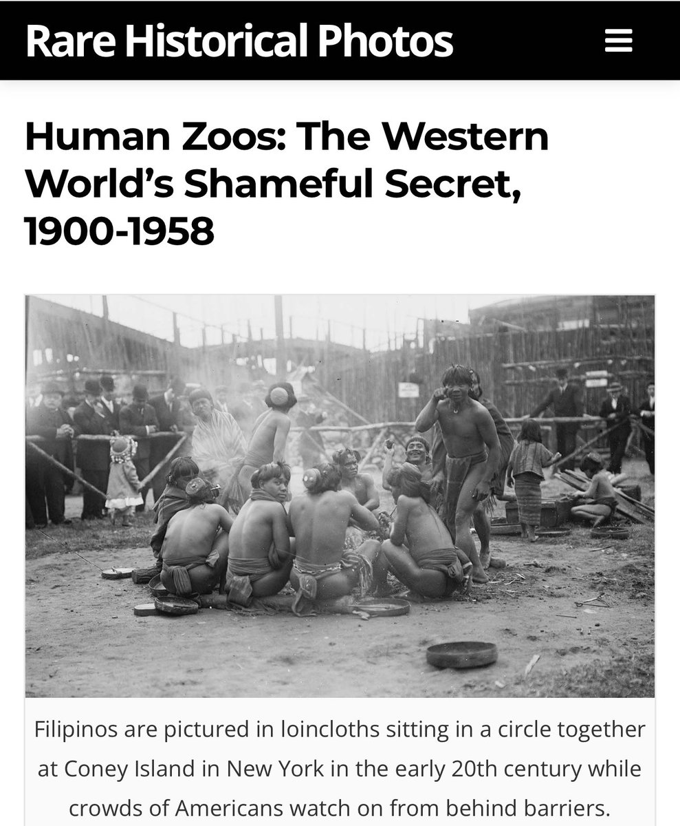 MansurQr's tweet image. The 1900 World’s Fair presented the famous diorama living in Madagascar, while the Colonial Exhibitions in Marseilles (1906 and 1922) and in Paris (1907 and 1931) also displayed humans in cages, often nude or semi-nude.

The 1931 exhibition in Paris was so successful that 34…