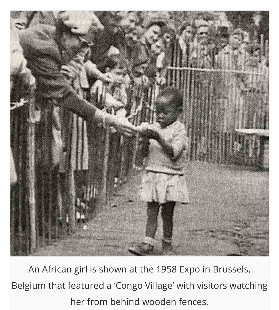 MansurQr's tweet image. The 1900 World’s Fair presented the famous diorama living in Madagascar, while the Colonial Exhibitions in Marseilles (1906 and 1922) and in Paris (1907 and 1931) also displayed humans in cages, often nude or semi-nude.

The 1931 exhibition in Paris was so successful that 34…