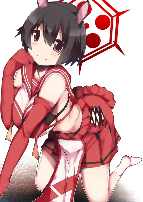 この流れにのって描いてみた#ブルーアーカイブ#ツバキ 