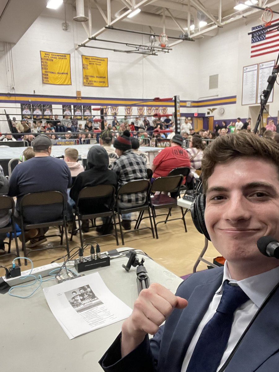 I had a great time on commentary last night for @ImmortalCW where we packed the house with a stacked match card! The replay is available now on IWTV @indiewrestling !