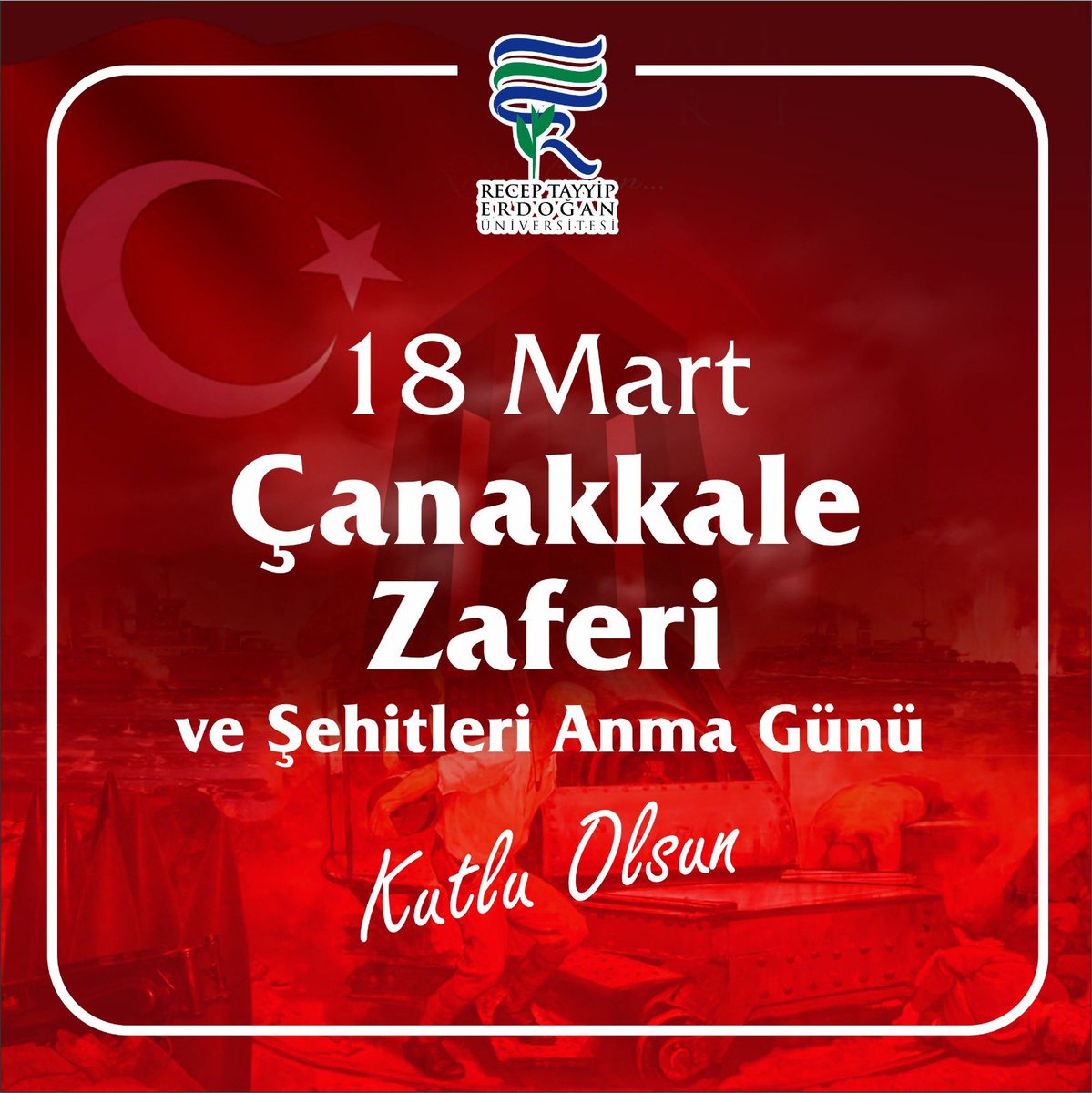 18 Mart Şehitleri Anma Günü ve Çanakkale Deniz Zaferi’nin 109. yıl dönümünde aziz şehitlerimizi rahmet ve minnetle anıyoruz.