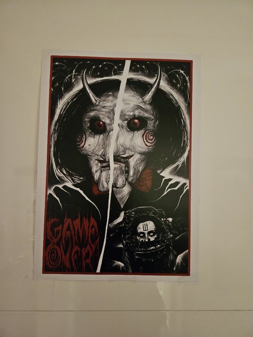 Put up my new posters today how cool aren't these?!?! https://t.co/dG0Xf612iY