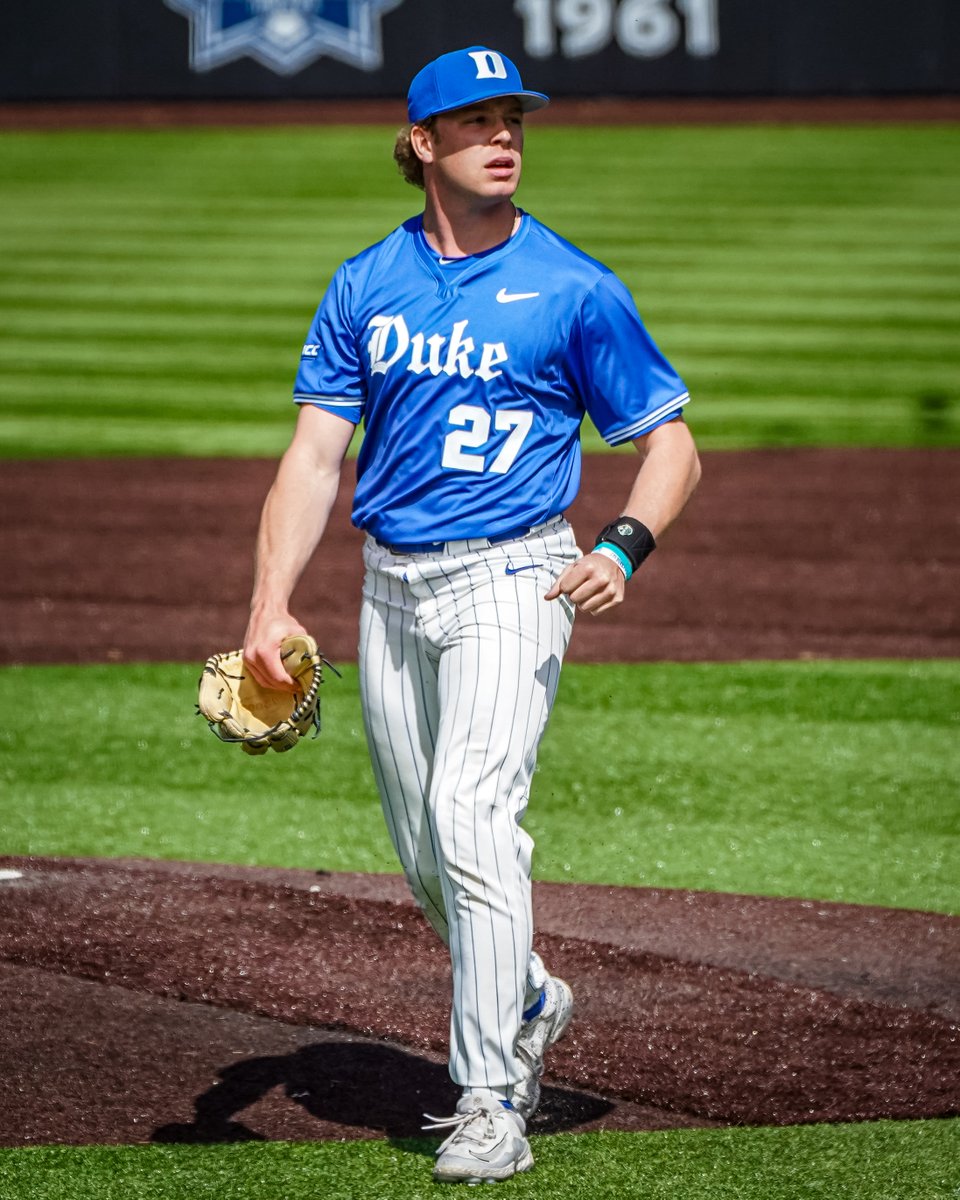 Have a Sunday, <a href="/rjjhiggins/">Ryan Higgins</a>!

3.2 IP
0 H
0 R
4 K
2 BB

#BlueCollar | #GoDuke